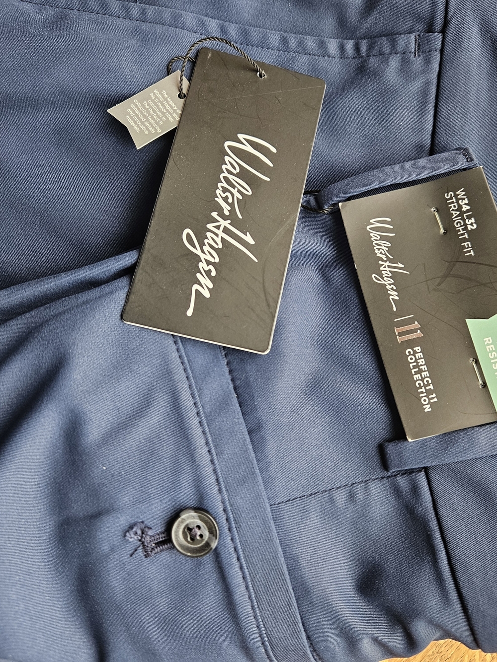 Walter Hagen Perfect 11 Golf Pants Navy 34x32 NWT